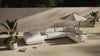Alessio - Alessio - Alessio Outdoor Module, Armless Two Seater, Left, Shell Performance Weave - Image 9