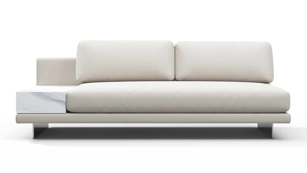 AlessioAlessio - Alessio Outdoor Module, Armless Two Seater, Left, Shell Performance Weave