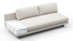 Alessio - Alessio - Alessio Outdoor Module, Armless Two Seater, Left, Shell Performance Weave - Image 3