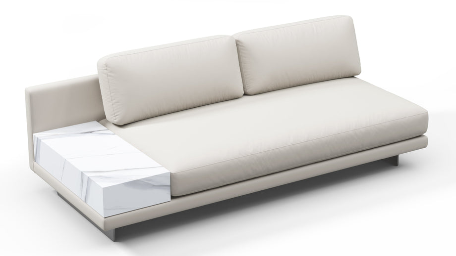 AlessioAlessio - Alessio Outdoor Module, Armless Two Seater, Left, Shell Performance Weave