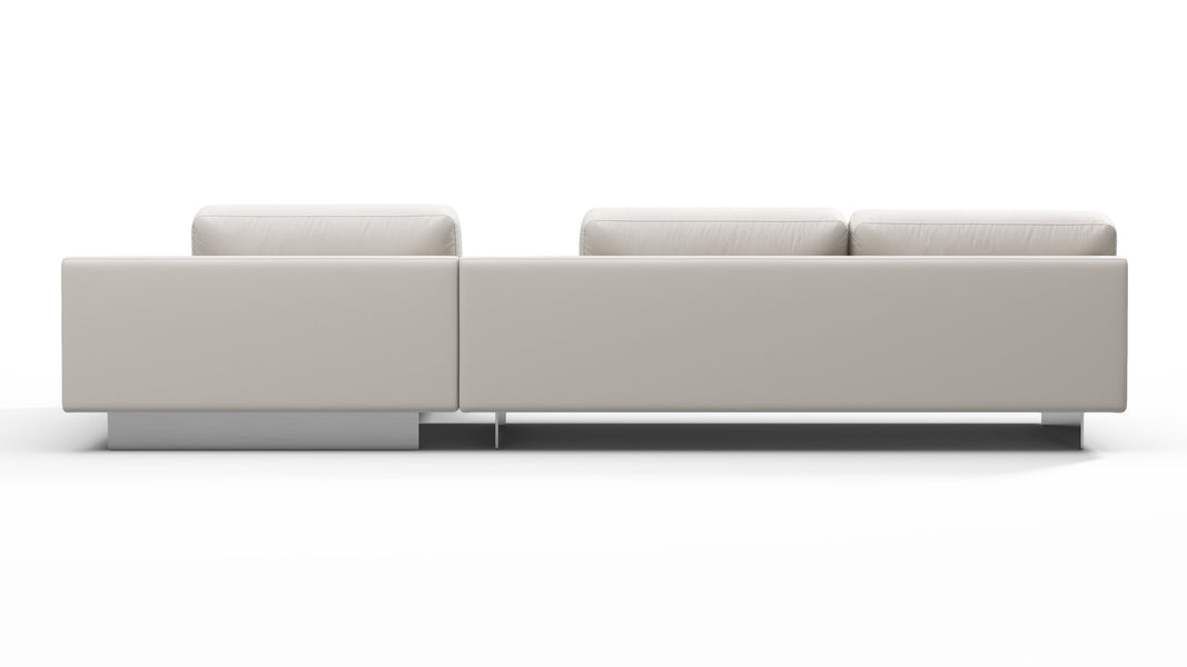 AlessioAlessio - Alessio Outdoor Sectional, Right Chaise, Shell Performance Weave