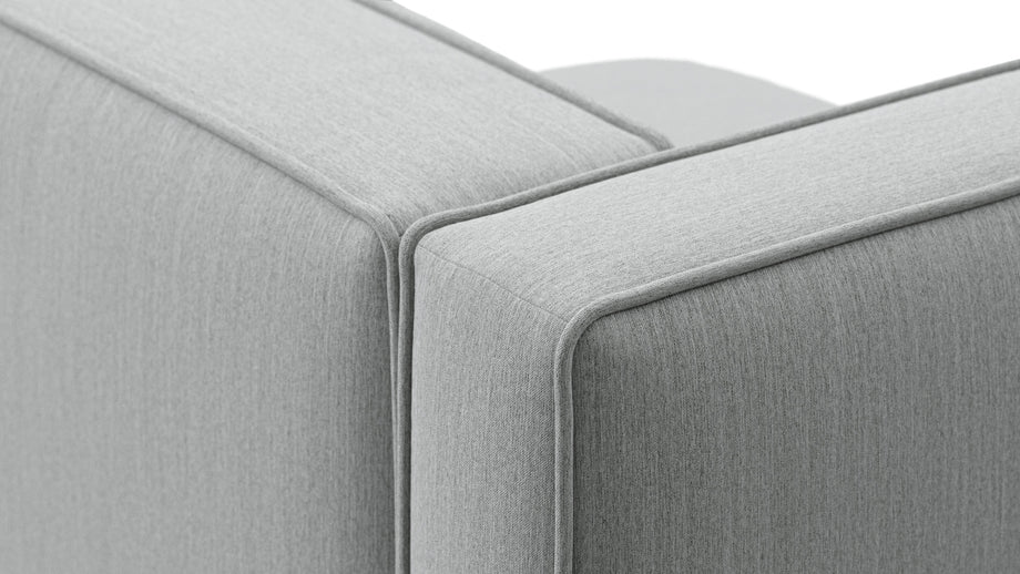 BondBond - Bond Outdoor Module, Left Arm, Dove Grey Performance Weave