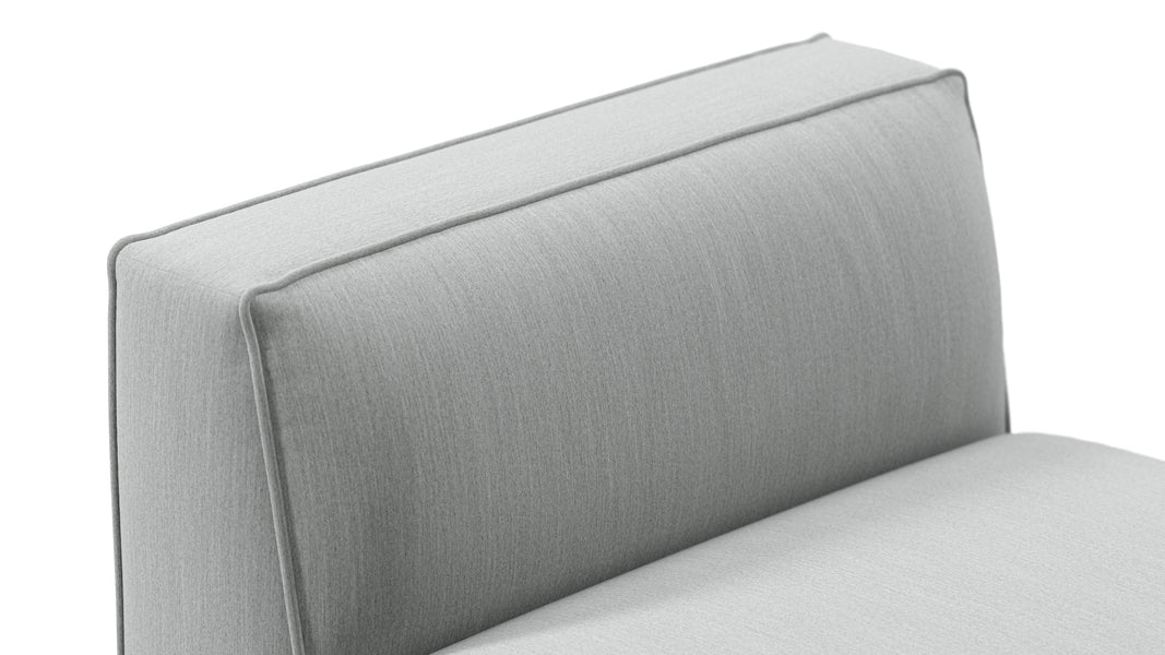 BondBond - Bond Outdoor Module, Armless, Dove Grey Performance Weave