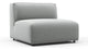 Bond - Bond - Bond Outdoor Module, Armless, Dove Grey Performance Weave - Image 2