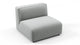 Bond - Bond - Bond Outdoor Module, Armless, Dove Grey Performance Weave - Image 3
