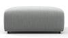 Bond - Bond - Bond Outdoor Module, Ottoman, Dove Grey Performance Weave - Image 1