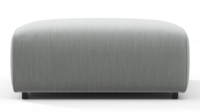 Bond - Bond - Bond Outdoor Module, Ottoman, Dove Grey Performance Weave - Image 1