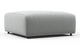 Bond - Bond - Bond Outdoor Module, Ottoman, Dove Grey Performance Weave - Image 2