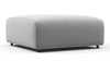 Bond - Bond - Bond Outdoor Module, Ottoman, Dove Grey Performance Weave - Image 2