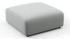 Bond - Bond - Bond Outdoor Module, Ottoman, Dove Grey Performance Weave - Image 3