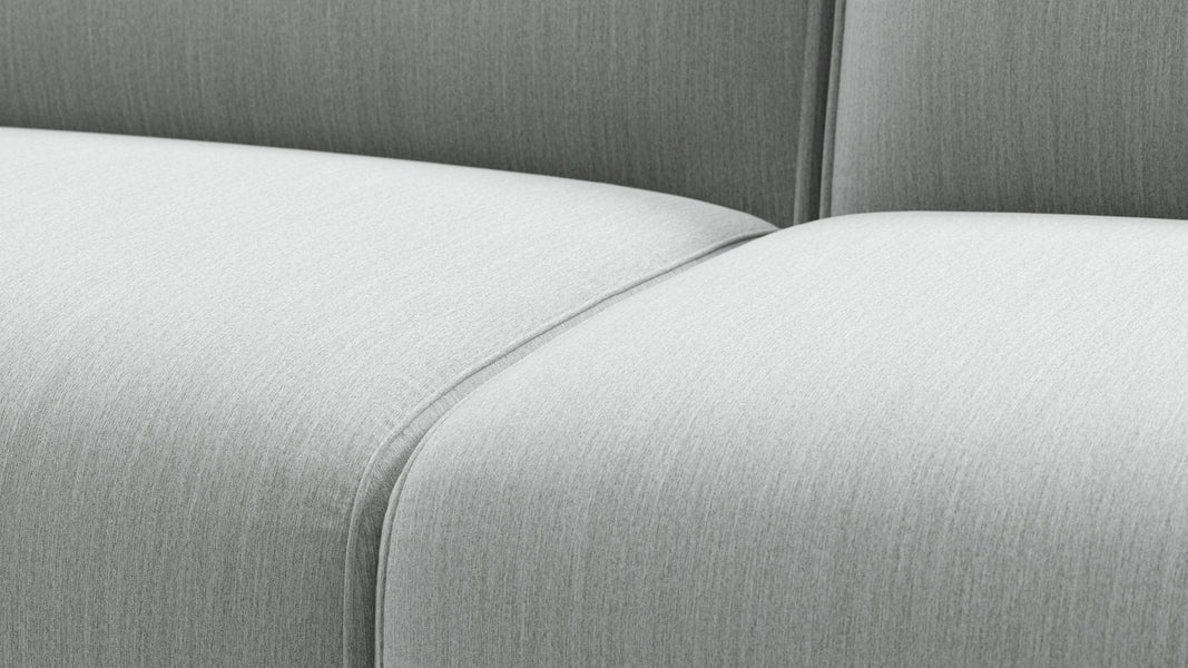 BindungBond - Bond Outdoor Sectional, Open End, Left, Dove Grey Performance Weave