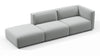 Bond - Bond - Bond Outdoor Sectional, Open End, Left, Dove Grey Performance Weave - Image 3