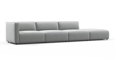 Bond - Bond - Bond Outdoor Sectional, Large Open End, Right, Dove Grey Performance Weave - Image 2