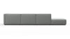 Bond - Bond - Bond Outdoor Sectional, Large Open End, Left, Dove Grey Performance Weave - Image 5