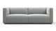 Bond - Bond - Bond Outdoor Two Seater Sofa, Dove Grey Performance Weave - Image 1