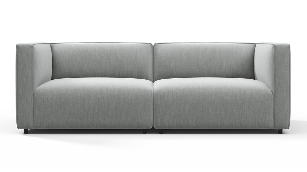 BindungBond - Bond Outdoor Two Seater Sofa, Dove Grey Performance Weave