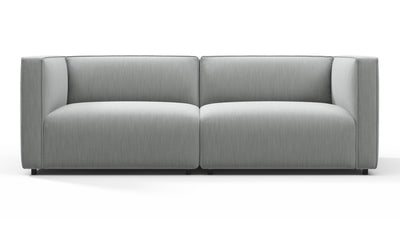 Bond - Bond - Bond Outdoor Two Seater Sofa, Dove Grey Performance Weave - Image 1