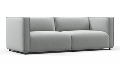 Bond - Bond - Bond Outdoor Two Seater Sofa, Dove Grey Performance Weave - Image 2
