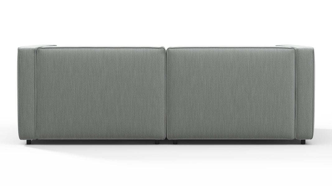 BindungBond - Bond Outdoor Two Seater Sofa, Dove Grey Performance Weave