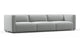 Bond - Bond - Bond Outdoor Three Seater Sofa, Dove Grey Performance Weave - Image 2