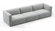 Bond - Bond - Bond Outdoor Three Seater Sofa, Dove Grey Performance Weave - Image 3