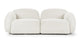 Gigi - Gigi - Gigi Two Seater Sofa, White Boucle - Image 1