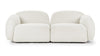 Gigi - Gigi - Gigi Two Seater Sofa, White Boucle - Image 1