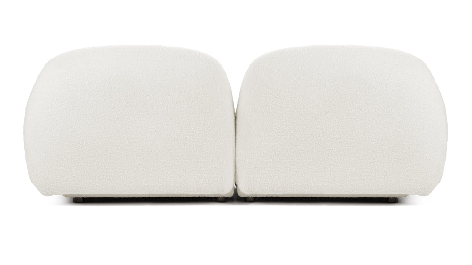 GigiGigi - Gigi Two Seater Sofa, White Boucle