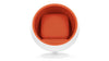 Ball - Orange Wool and White - Image 1