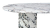 Saga - Saga - Saga Oval Dining Table, Modellato Marble, 239cm - Image 7
