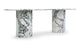 Saga - Saga - Saga Oval Dining Table, Modellato Marble, 94in - Image 2