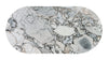 Saga - Saga - Saga Oval Dining Table, Modellato Marble, 94in - Image 5