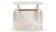 Massimo - Massimo - Massimo Side Table, White Travertine - Image 1