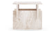 Massimo - Massimo - Massimo Side Table, White Travertine - Image 3
