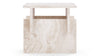 Massimo - Massimo - Massimo Side Table, White Travertine - Image 3