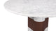 Firelli - Firelli - Firelli Round Dining Table, Carrara Marble, 122cm - Image 7
