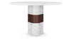 Firelli - Firelli - Firelli Round Dining Table, Carrara Marble, 122cm - Image 1