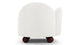 Palma - Palma - Palma Lounge Chair, Left Arm, Porcelain Boucle - Image 4
