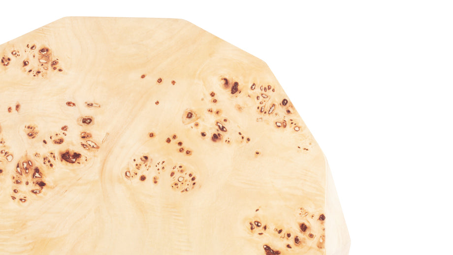 CallieCallie - Callie Side Table, Burl Wood