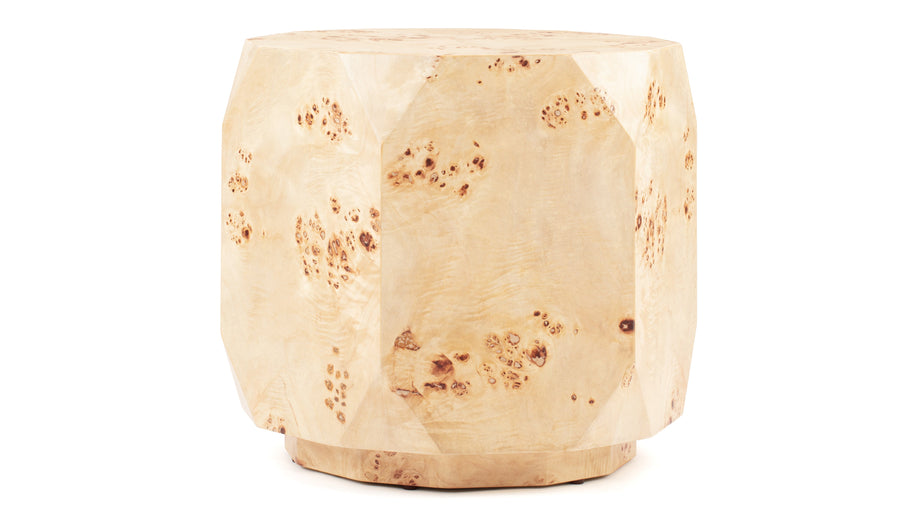 CallieCallie - Callie Side Table, Burl Wood