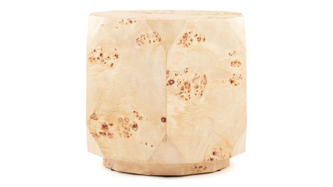 CallieCallie - Callie Side Table, Burl Wood