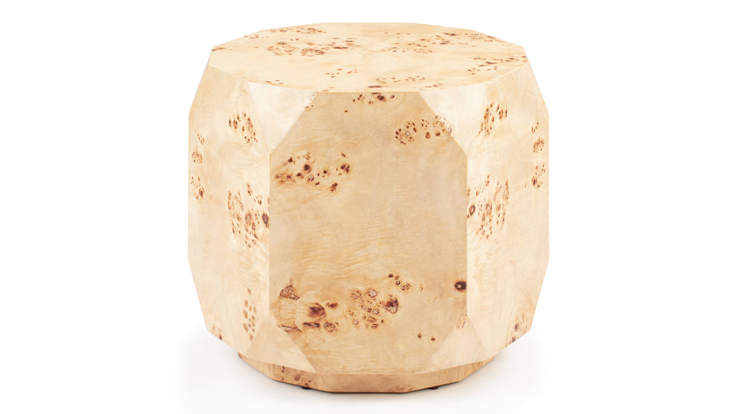 CallieCallie - Callie Side Table, Burl Wood