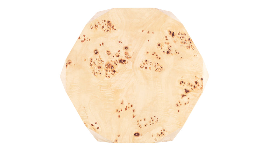 CallieCallie - Callie Side Table, Burl Wood