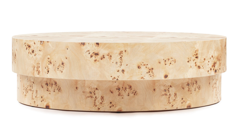 ChiaChia - Chia Coffee Table, Burl Wood