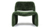 Ferra - Ferra - Ferra Lounge Chair, Royal Sage Velvet - Image 1