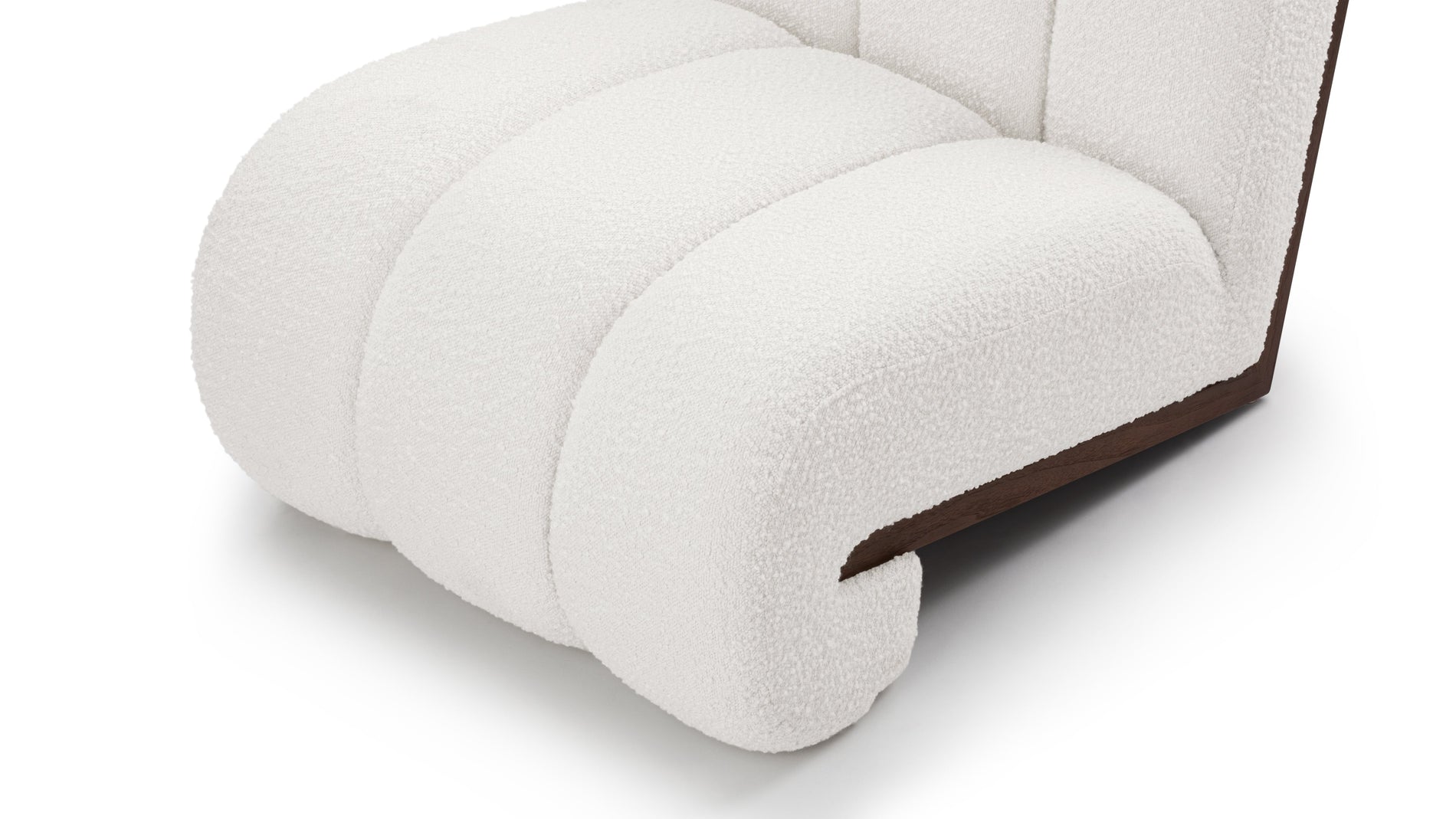 SiennaSienna - Sienna Lounge Chair, Porcelain Boucle