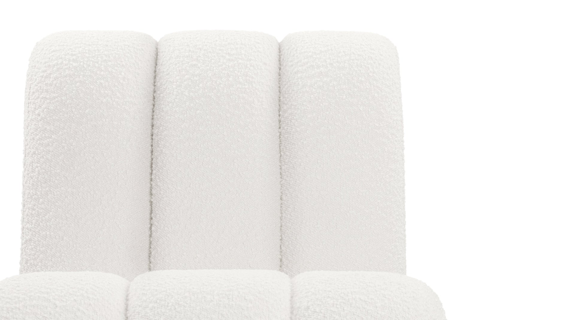 SiennaSienna - Sienna Lounge Chair, Porcelain Boucle
