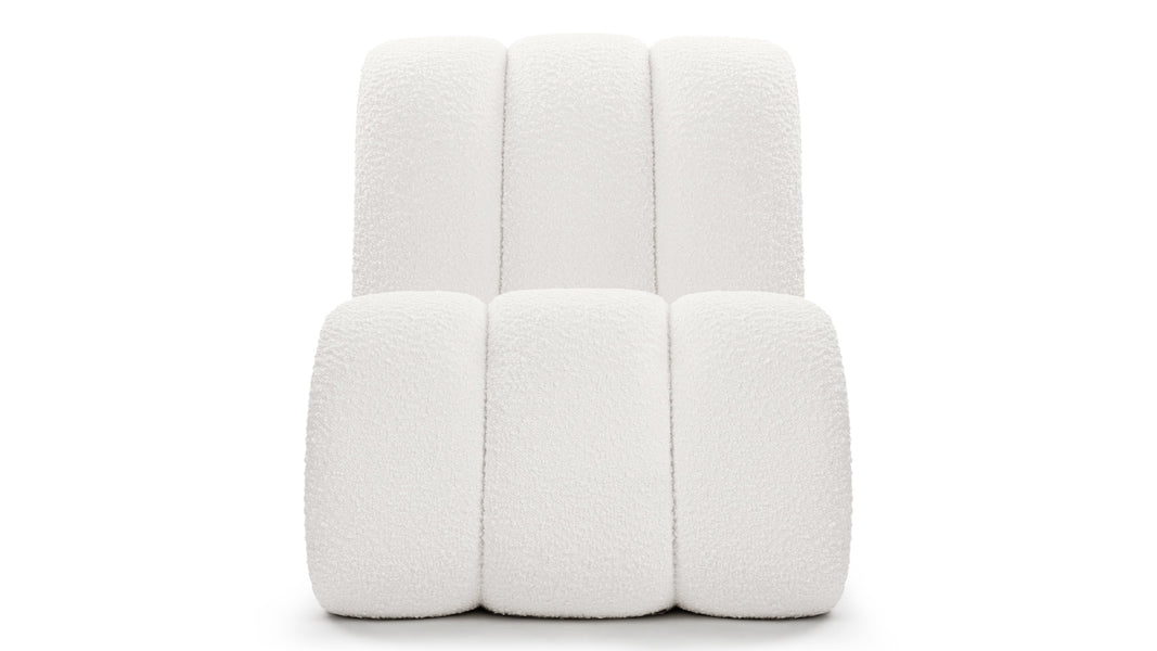 SiennaSienna - Sienna Lounge Chair, Porcelain Boucle