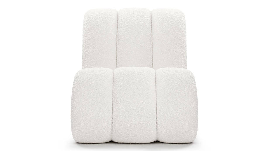 SiennaSienna - Sienna Lounge Chair, Porcelain Boucle