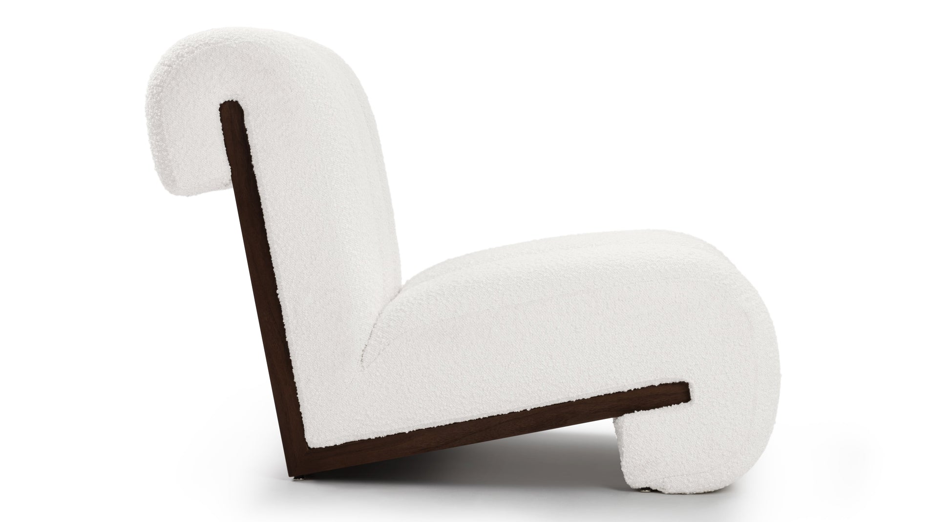 SiennaSienna - Sienna Lounge Chair, Porcelain Boucle